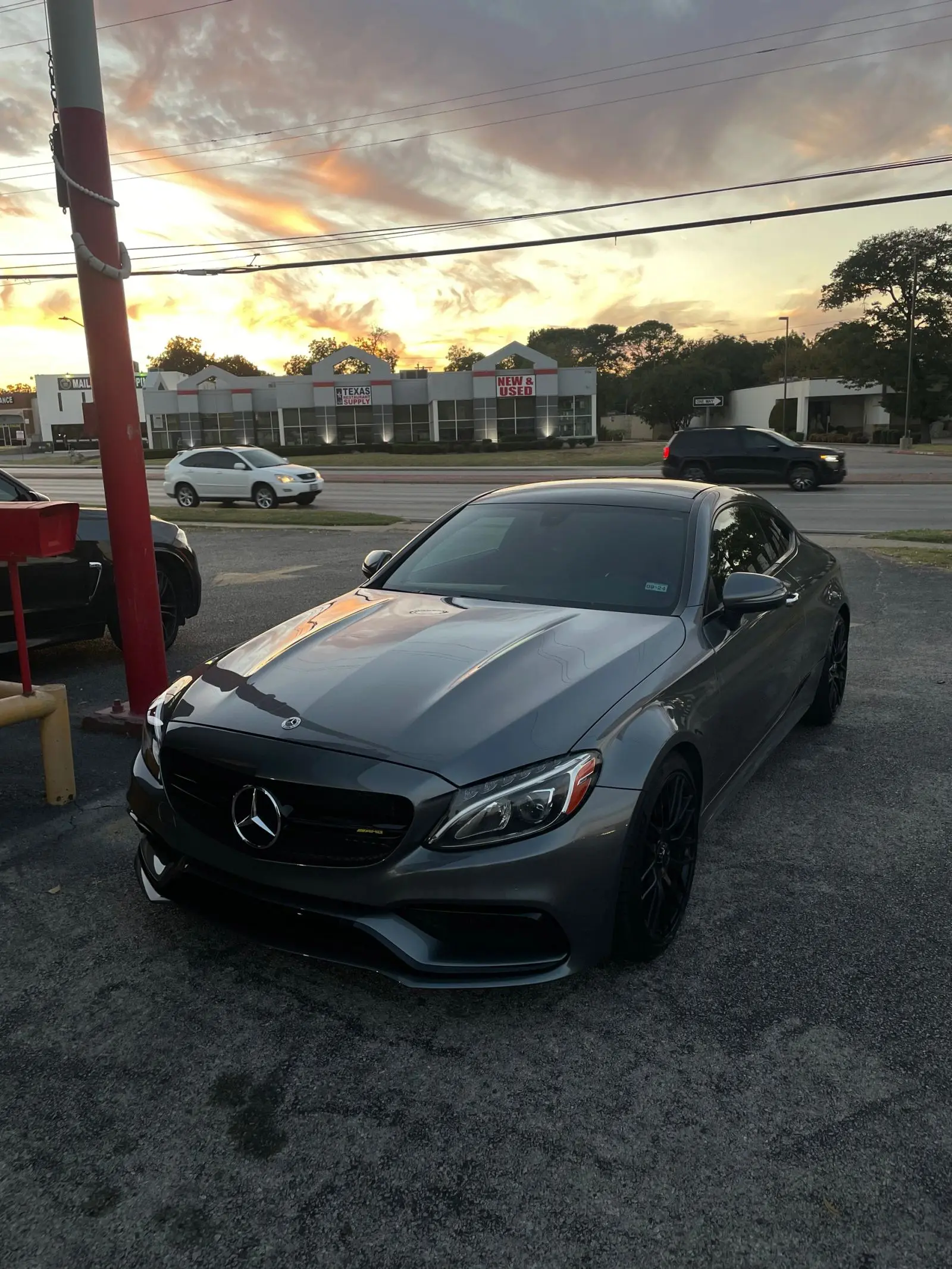 The same Mercedes-AMG repaired